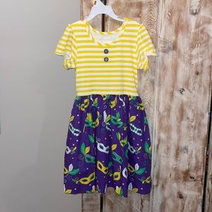 Eleanor Rose size 7-8 Mardi Gras dress